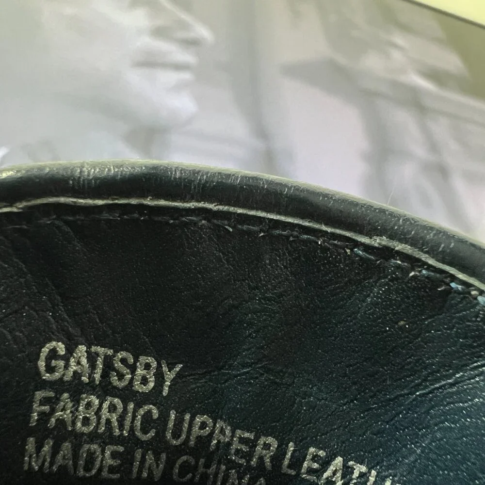 Jon Josef "Gatsby" Loafer Slipper in Blue and Ivory Coral Design SZ 9 - Picture 6 of 8